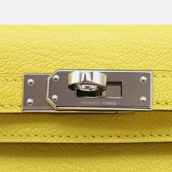 Hermes Epsom Mini Kelly Yellow Designer Handbag - Copy - Picture 3 of 7